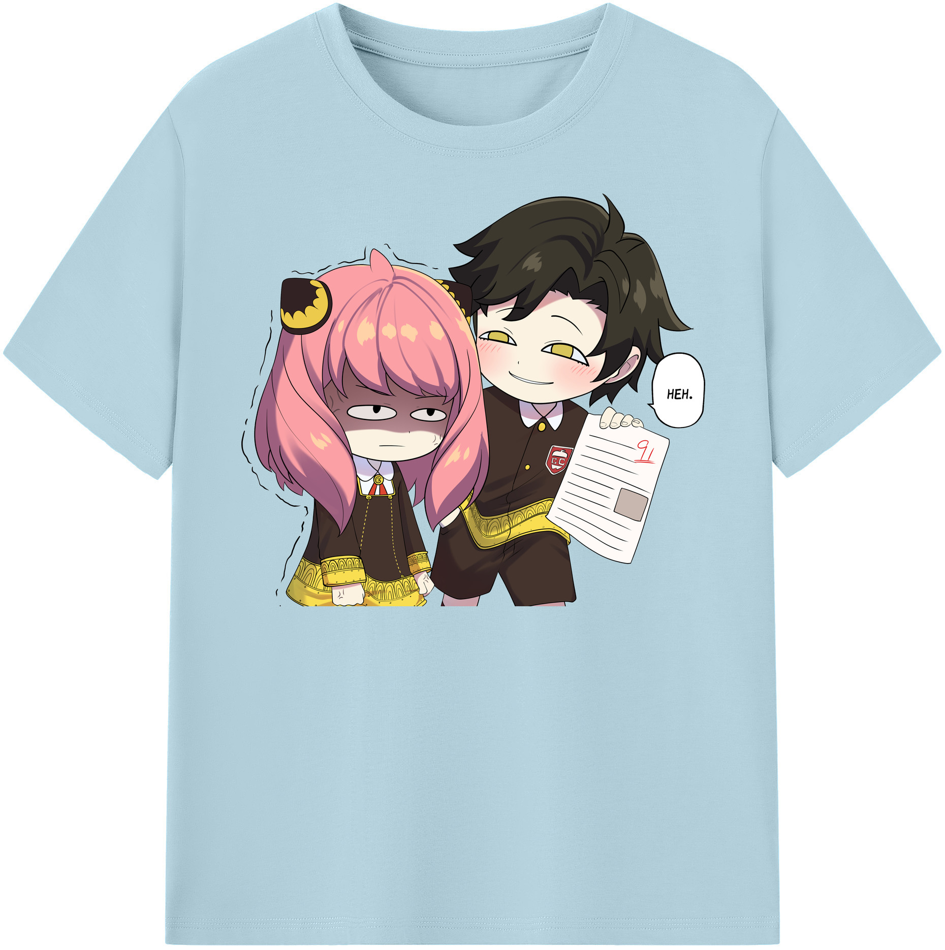 （画像用） SPY×FAMILY间谍家家酒 綿100％半袖Tシャツ（フロントプリント）